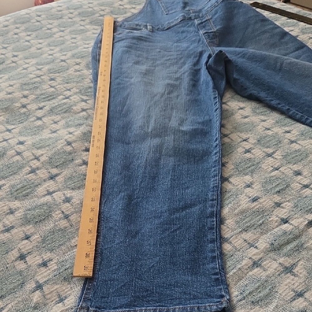 Women's Blue Denim Overalls - Picture 11 of 16